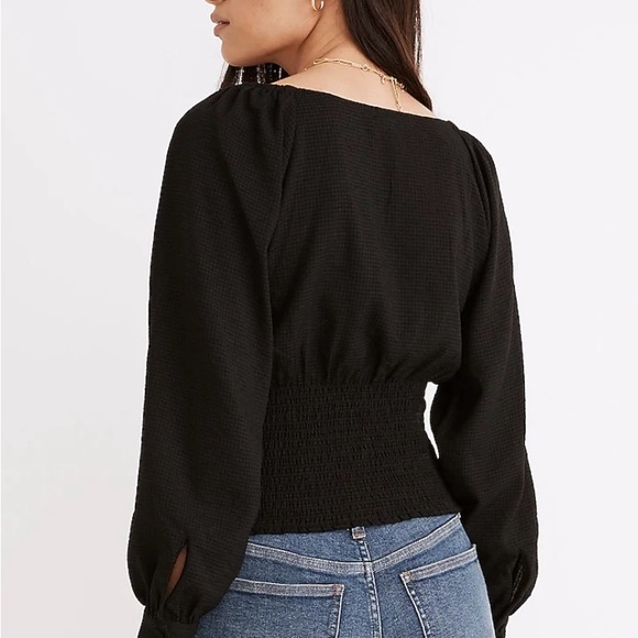 Madewell Crop Blouse - Picture 2 of 9